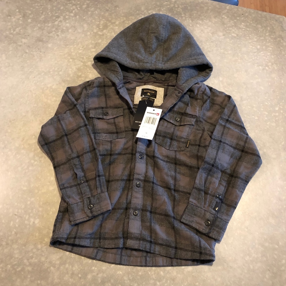 Quiksilver Boys Hoody Flannel